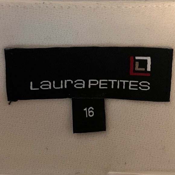 Laura Petites Winter White Pencil Skirt - Picture 10 of 11